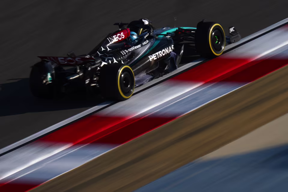 Day 1 Testing Mercedes Bahrain